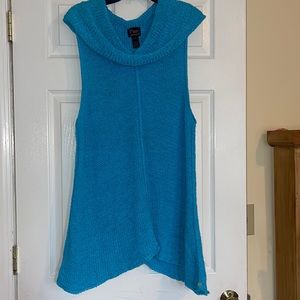 Beautiful turquoise sweater tunic